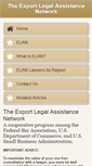 Mobile Screenshot of exportlegal.org